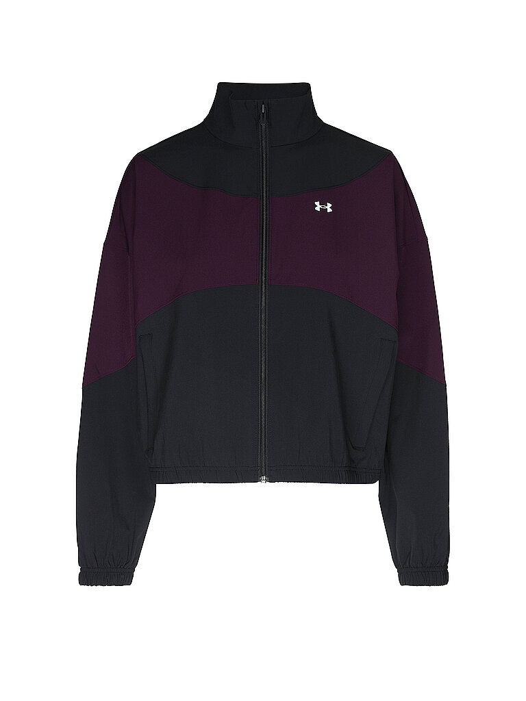 UNDER ARMOUR Damen Kapuzenjacke Rival Woven lila | XL